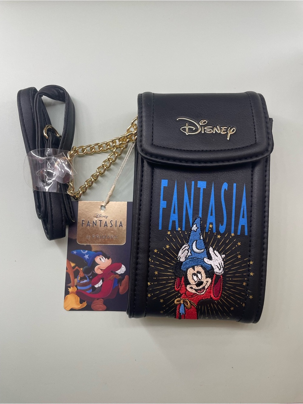 Disney Black Fantasia Sorcerer Mickey Mini Crossbody